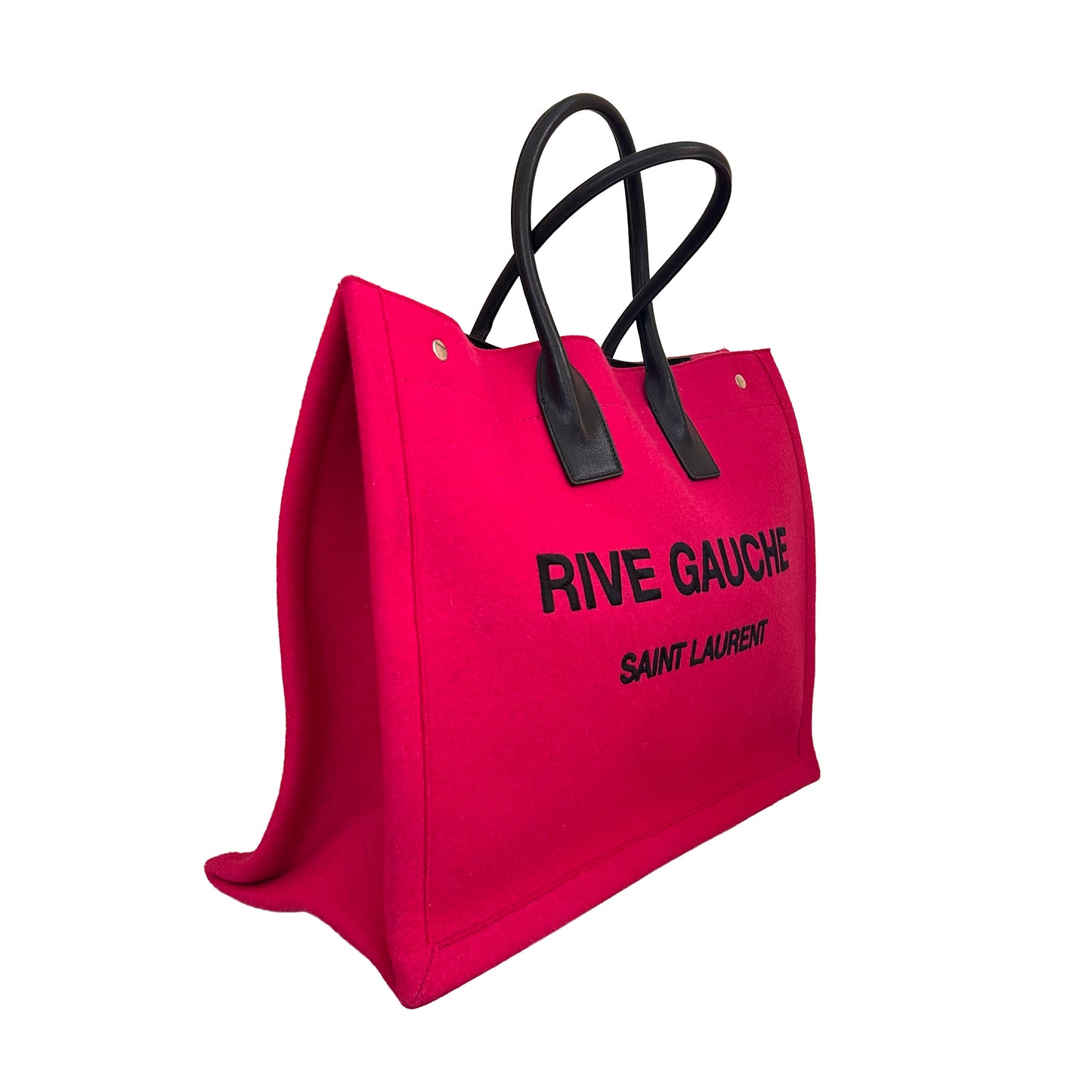 Pre-Loved YSL Wool Rive Gauche Tote