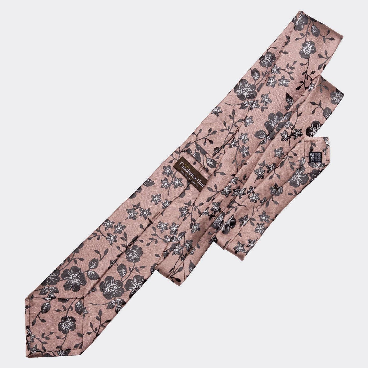 Silvio - Silk Jacquard Tie - Dusty Rose: Standard
