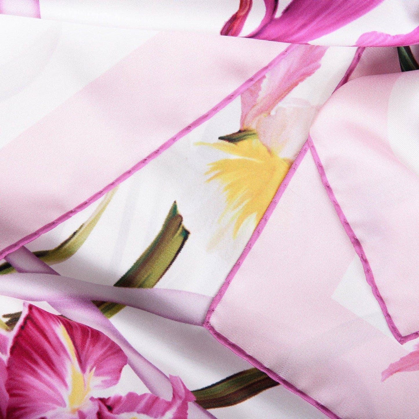 Susanna - Hand Rolled Silk Foulard - Pink