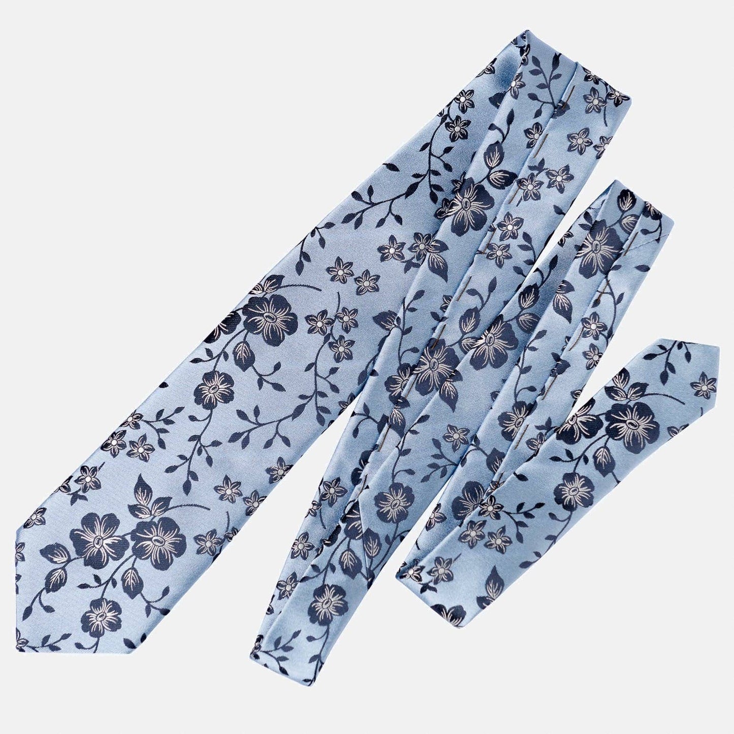 Silvio - Silk Jacquard Tie - Sky Blue (Std)