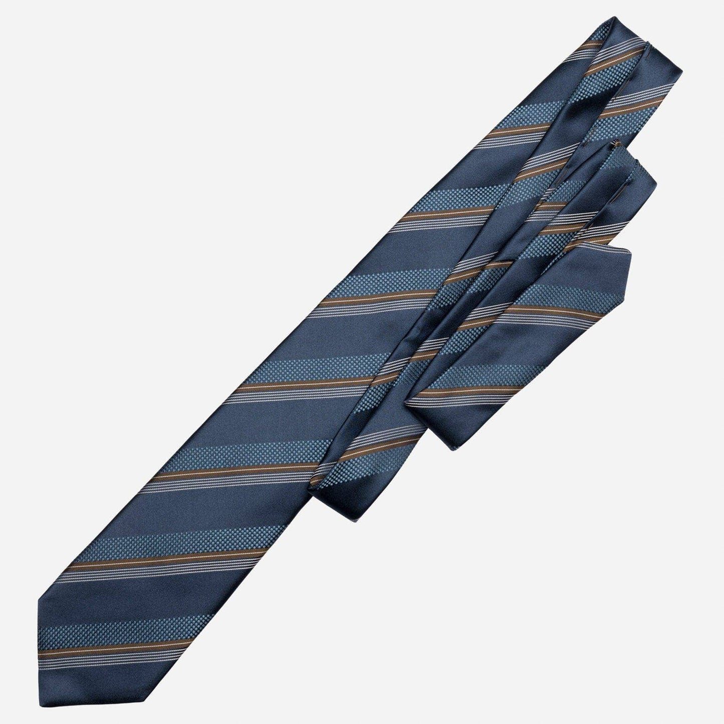 Corso - Silk Jacquard Tie - Petrol Blue: Standard