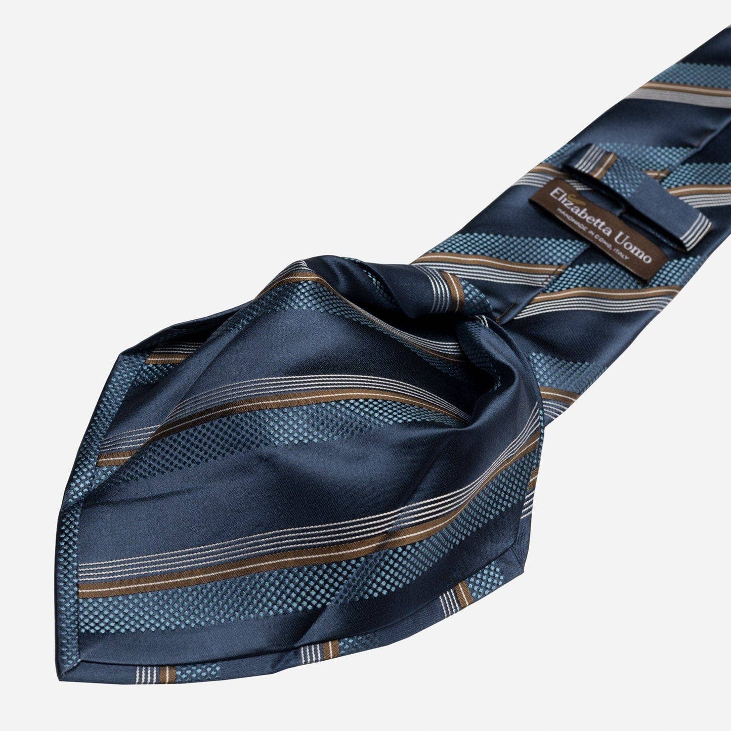 Corso - Silk Jacquard Tie - Petrol Blue: Standard