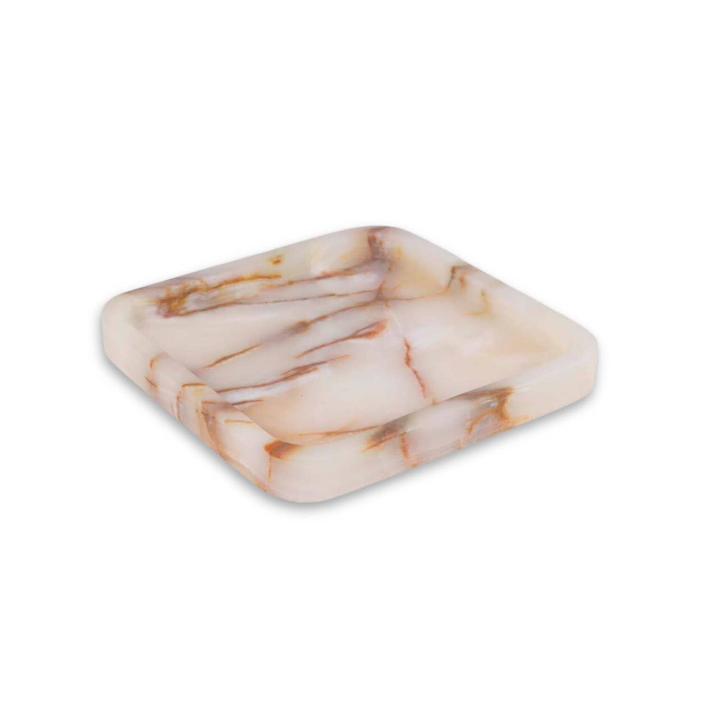 Bey-Berk Genuine Marble Tray and Catch-All