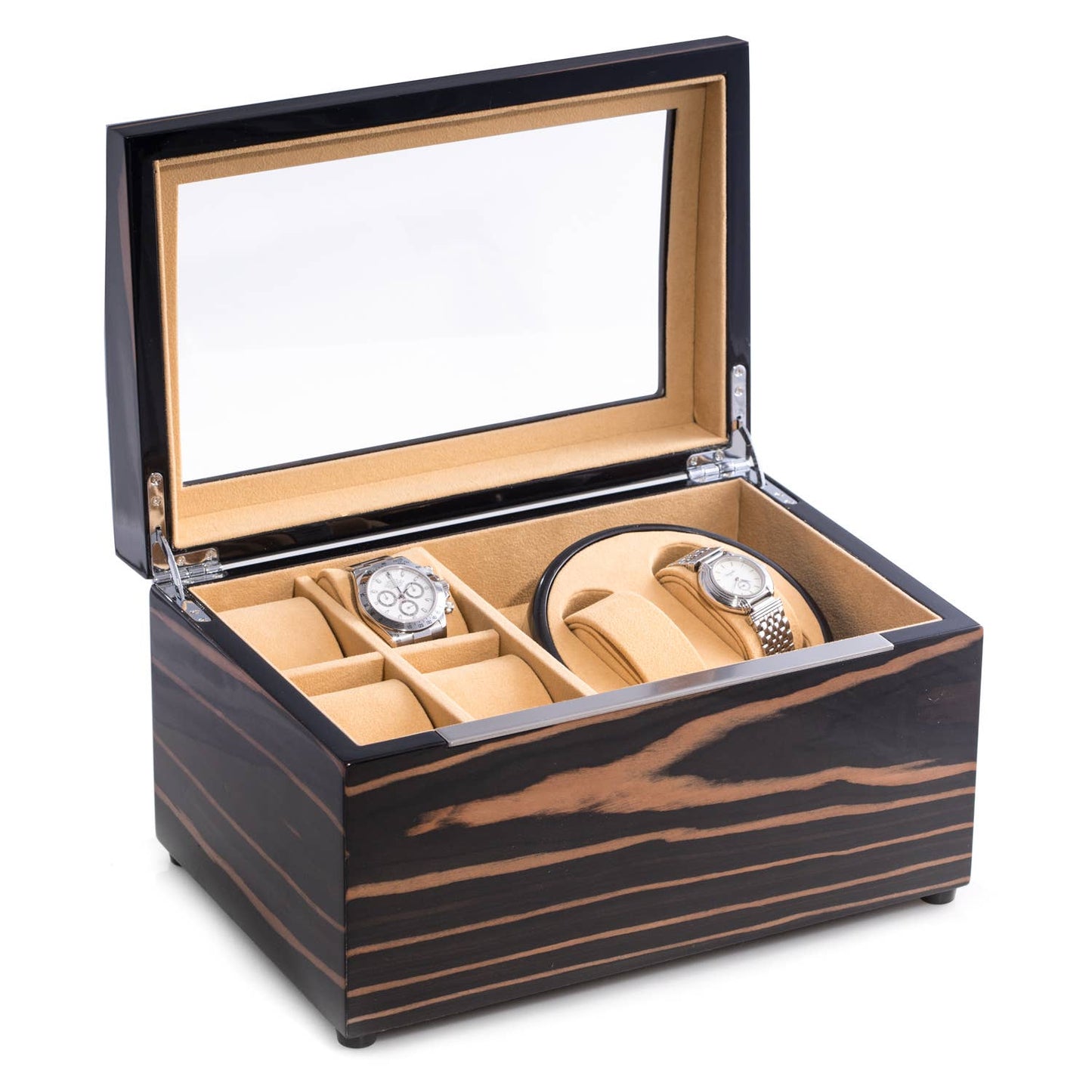 Bey-Berk "VP" Burl Wood Watch Winder