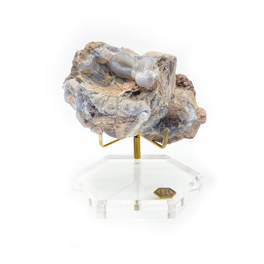 LuxeRox Hyalite Opal Geode