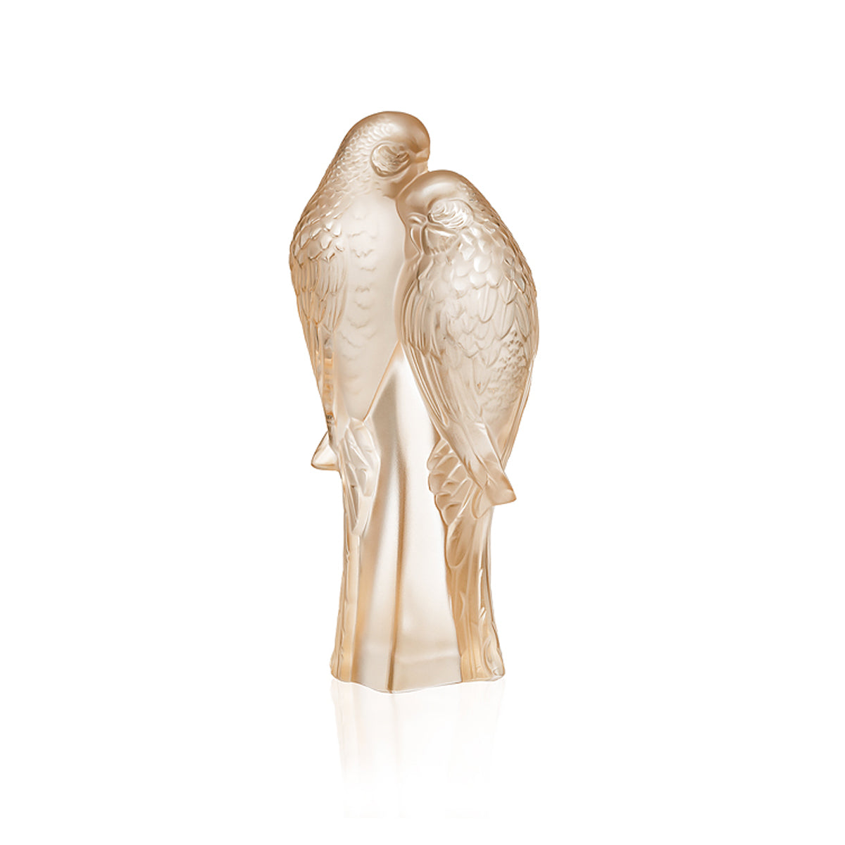 Lalique Two Parakeets Figure