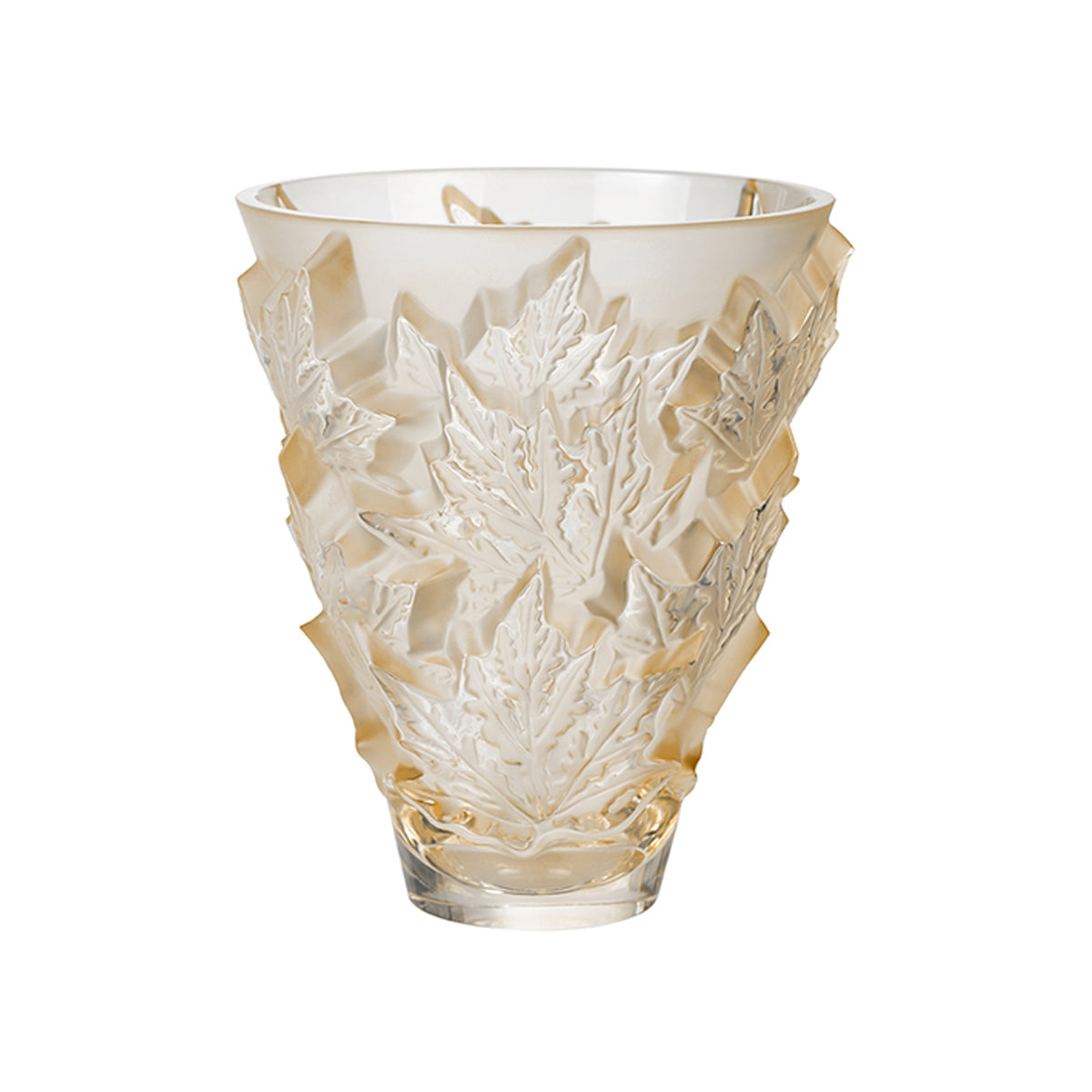 Lalique Champs-Elysees Small Vase - Gold Luster