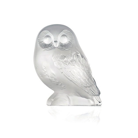 Lalique Shivers Owl Figure